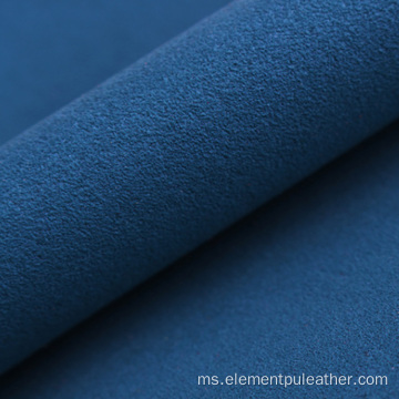 0.6mm bukan tenunan sintetik microfiber suede kulit PU